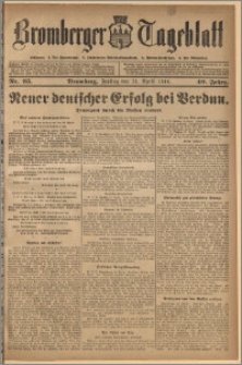 Bromberger Tageblatt. J. 40, 1916, nr 95
