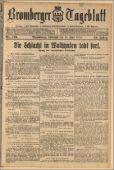 Bromberger Tageblatt. J. 40, 1916, nr 137