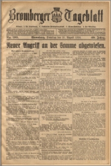 Bromberger Tageblatt. J. 40, 1916, nr 190