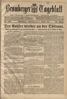 Bromberger Tageblatt. J. 40, 1916, nr 192