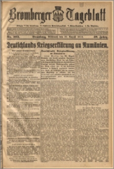 Bromberger Tageblatt. J. 40, 1916, nr 203