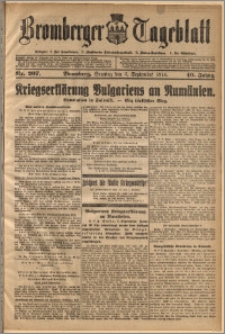 Bromberger Tageblatt. J. 40, 1916, nr 207