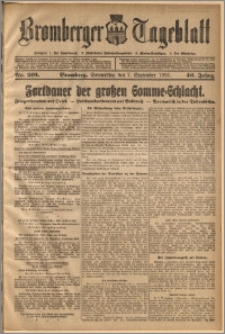 Bromberger Tageblatt. J. 40, 1916, nr 210