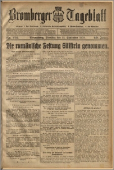 Bromberger Tageblatt. J. 40, 1916, nr 214
