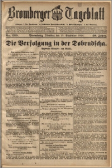 Bromberger Tageblatt. J. 40, 1916, nr 220