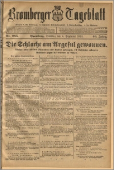 Bromberger Tageblatt. J. 40, 1916, nr 285