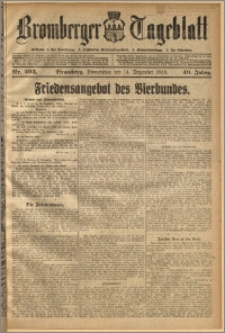 Bromberger Tageblatt. J. 40, 1916, nr 293