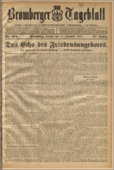 Bromberger Tageblatt. J. 40, 1916, nr 294