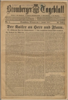 Bromberger Tageblatt. J. 41, 1917, nr 1