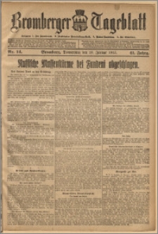 Bromberger Tageblatt. J. 41, 1917, nr 14