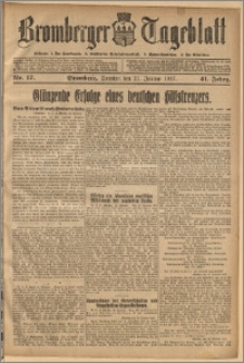 Bromberger Tageblatt. J. 41, 1917, nr 17