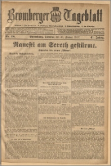 Bromberger Tageblatt. J. 41, 1917, nr 18