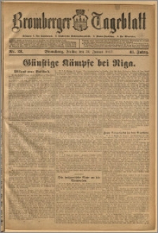Bromberger Tageblatt. J. 41, 1917, nr 21