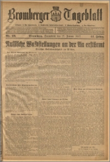 Bromberger Tageblatt. J. 41, 1917, nr 22