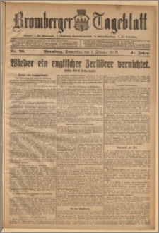 Bromberger Tageblatt. J. 41, 1917, nr 26