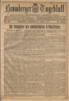 Bromberger Tageblatt. J. 41, 1917, nr 28