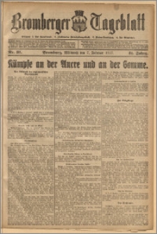 Bromberger Tageblatt. J. 41, 1917, nr 31