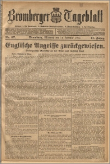 Bromberger Tageblatt. J. 41, 1917, nr 37