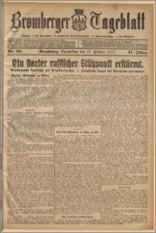 Bromberger Tageblatt. J. 41, 1917, nr 38