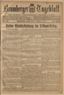 Bromberger Tageblatt. J. 41, 1917, nr 39
