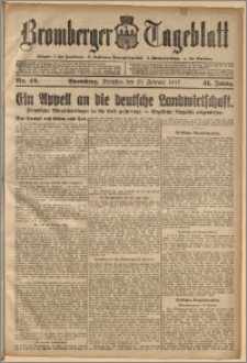Bromberger Tageblatt. J. 41, 1917, nr 42