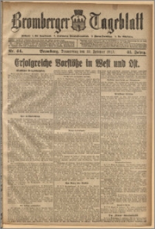 Bromberger Tageblatt. J. 41, 1917, nr 44