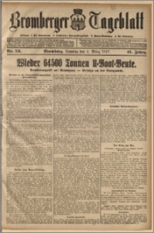 Bromberger Tageblatt. J. 41, 1917, nr 53