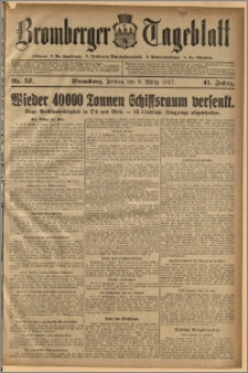 Bromberger Tageblatt. J. 41, 1917, nr 57