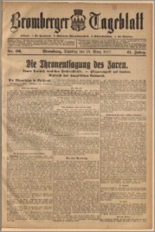 Bromberger Tageblatt. J. 41, 1917, nr 66