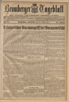 Bromberger Tageblatt. J. 41, 1917, nr 74