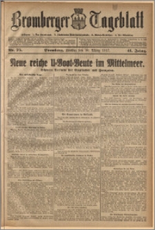 Bromberger Tageblatt. J. 41, 1917, nr 75