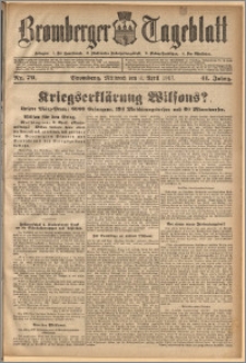 Bromberger Tageblatt. J. 41, 1917, nr 79