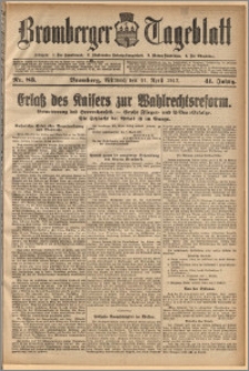 Bromberger Tageblatt. J. 41, 1917, nr 83
