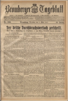Bromberger Tageblatt. J. 41, 1917, nr 100