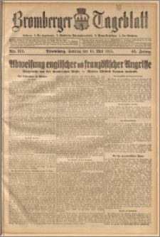 Bromberger Tageblatt. J. 41, 1917, nr 111