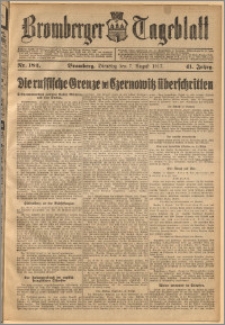 Bromberger Tageblatt. J. 41, 1917, nr 182