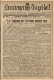 Bromberger Tageblatt. J. 41, 1917, nr 196