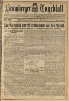 Bromberger Tageblatt. J. 41, 1917, nr 223