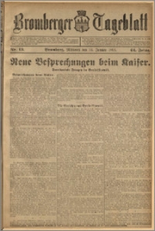 Bromberger Tageblatt. J. 42, 1918, nr 13