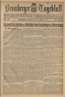 Bromberger Tageblatt. J. 42, 1918, nr 17