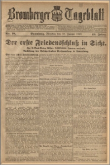 Bromberger Tageblatt. J. 42, 1918, nr 18