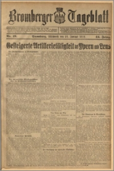 Bromberger Tageblatt. J. 42, 1918, nr 19