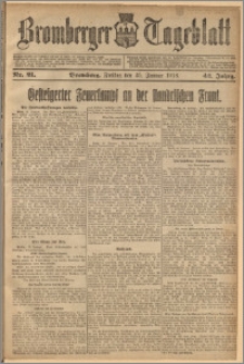 Bromberger Tageblatt. J. 42, 1918, nr 21