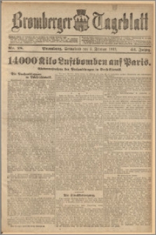 Bromberger Tageblatt. J. 42, 1918, nr 28