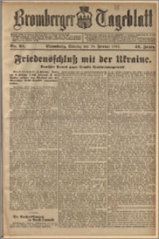 Bromberger Tageblatt. J. 42, 1918, nr 35