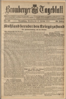 Bromberger Tageblatt. J. 42, 1918, nr 36
