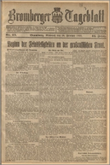 Bromberger Tageblatt. J. 42, 1918, nr 43