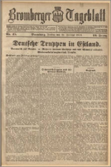 Bromberger Tageblatt. J. 42, 1918, nr 45