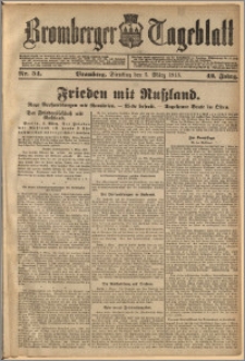 Bromberger Tageblatt. J. 42, 1918, nr 54