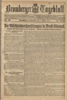 Bromberger Tageblatt. J. 42, 1918, nr 56